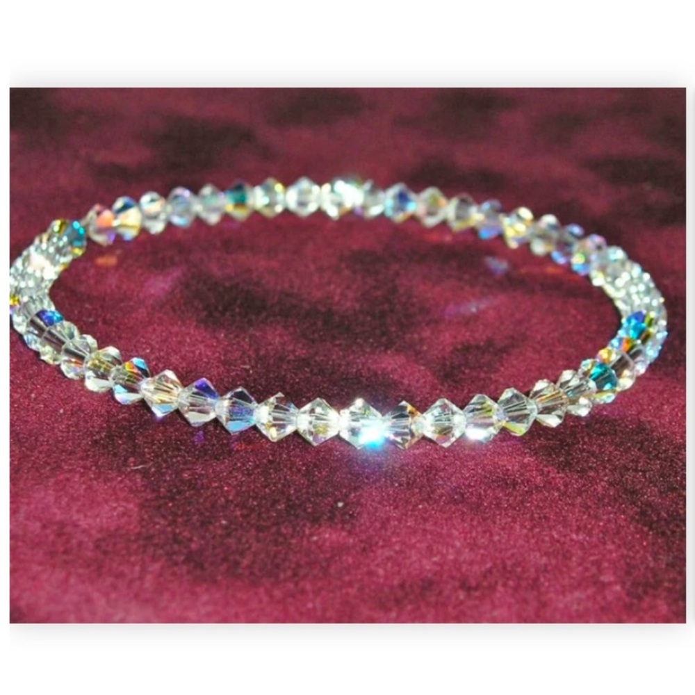 💖 Crystal Bracelet 7”-8” stretchy NEW Gorgeous! - Picture 9 of 9